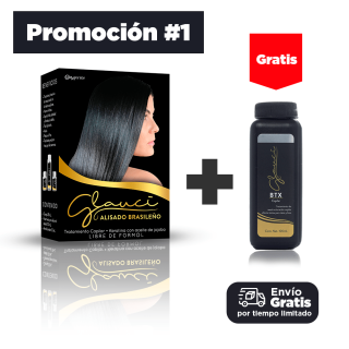 Promoción #1 - Cajita de alisado Glauci + BTX Capilar ¡Gratis!